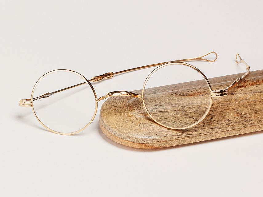 Retro gold glasses online
